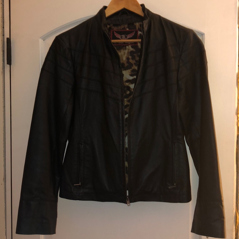 Street Legal black leather jacket